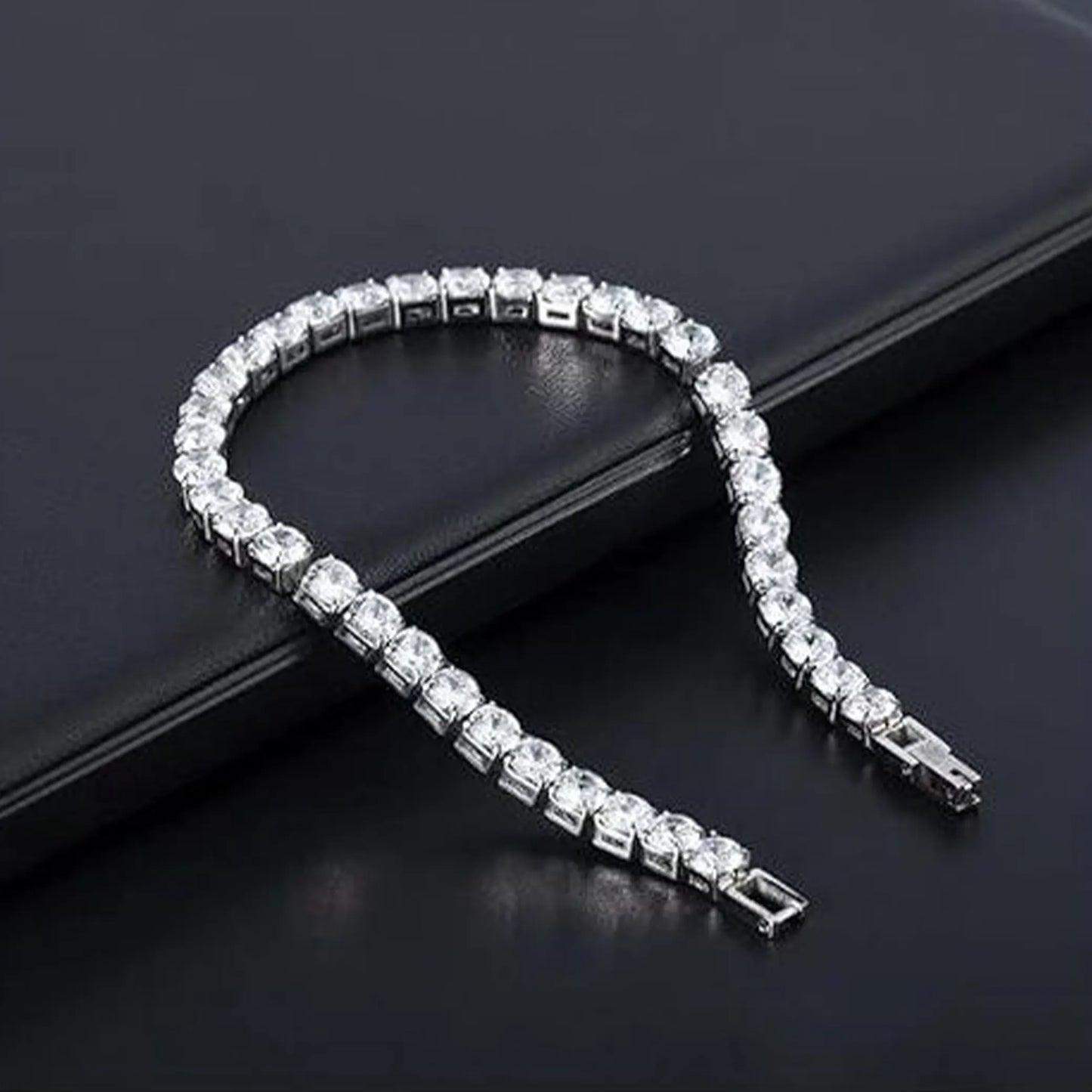 Tennis Silver Bracelet