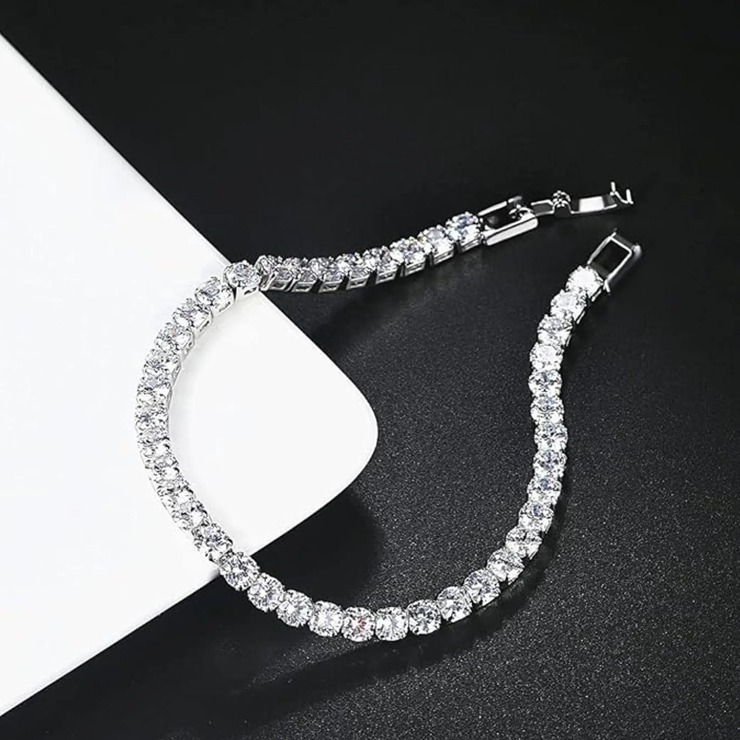 Tennis Silver Bracelet