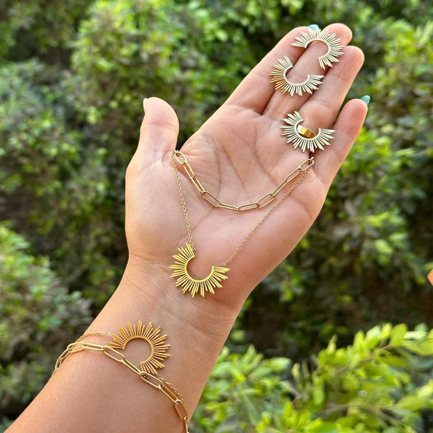 طقم نص شمس 4 قطع