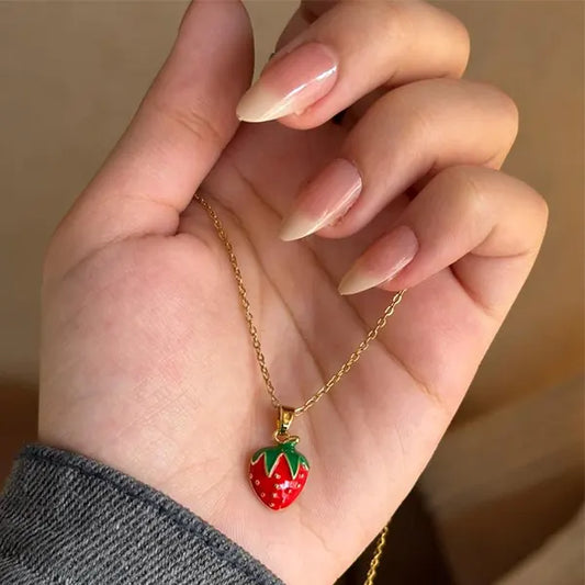 Strawberry Sorbet Necklace