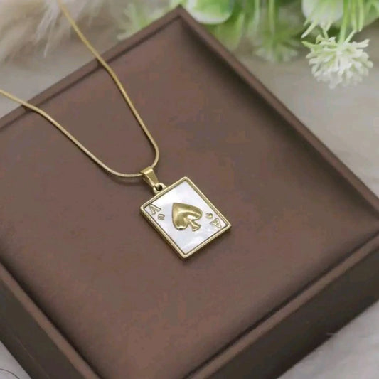 Ace of Hearts Necklace