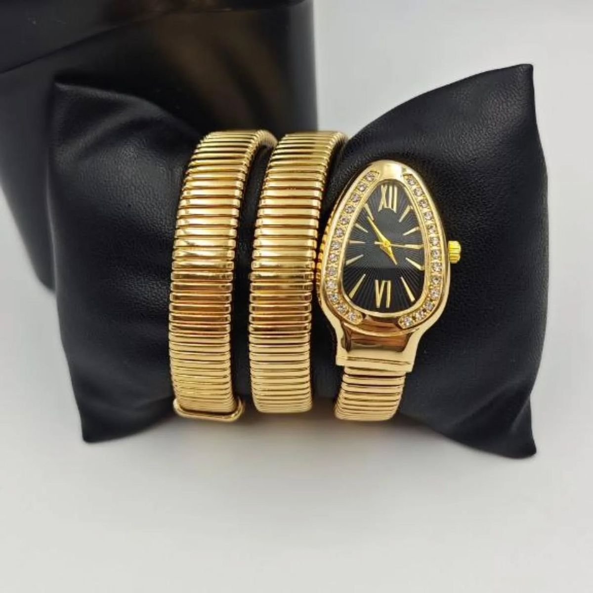 Bulgari Snake Watch Black