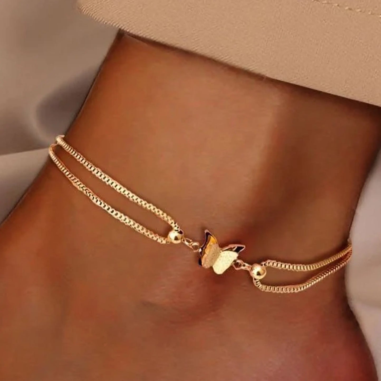 Stainless Eleonora Anklet