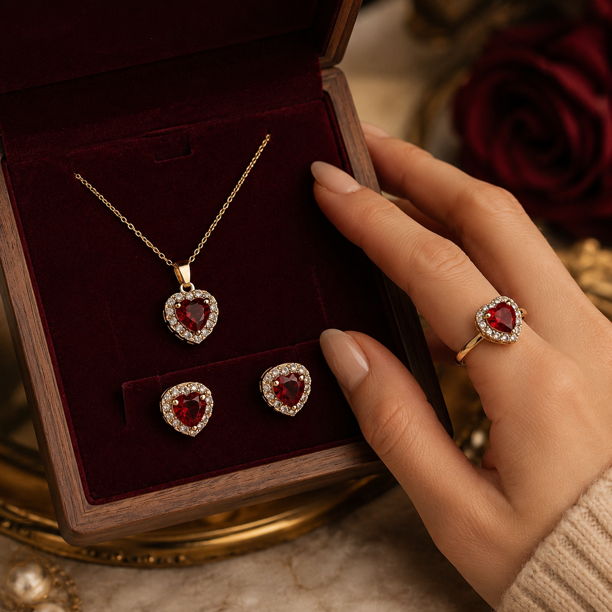 Red Pandora Set