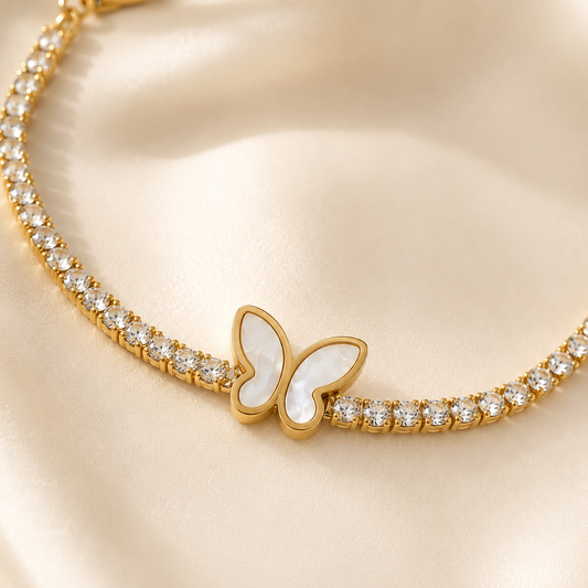 Butterfly Tennis Bracelet