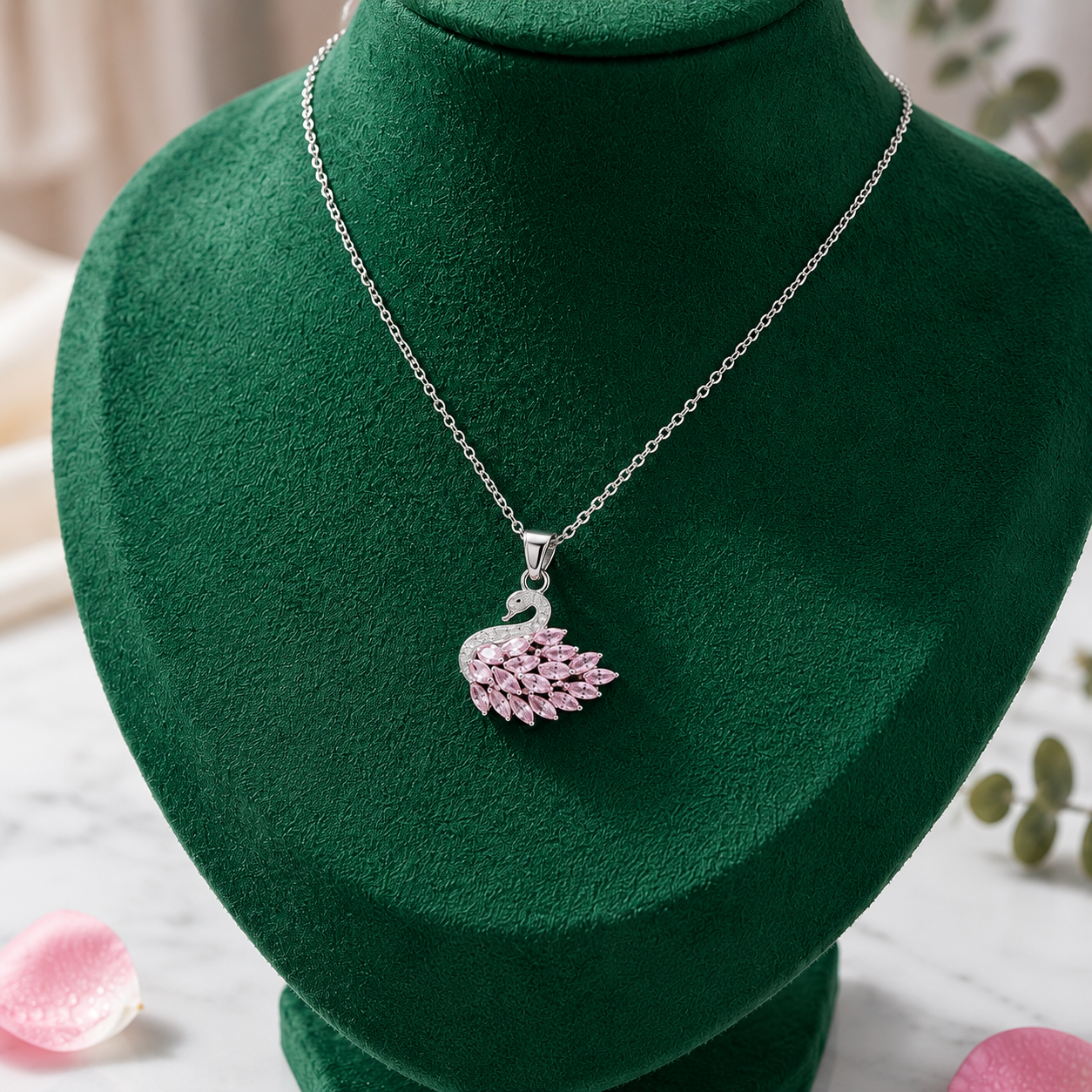 Royal Swan Necklace