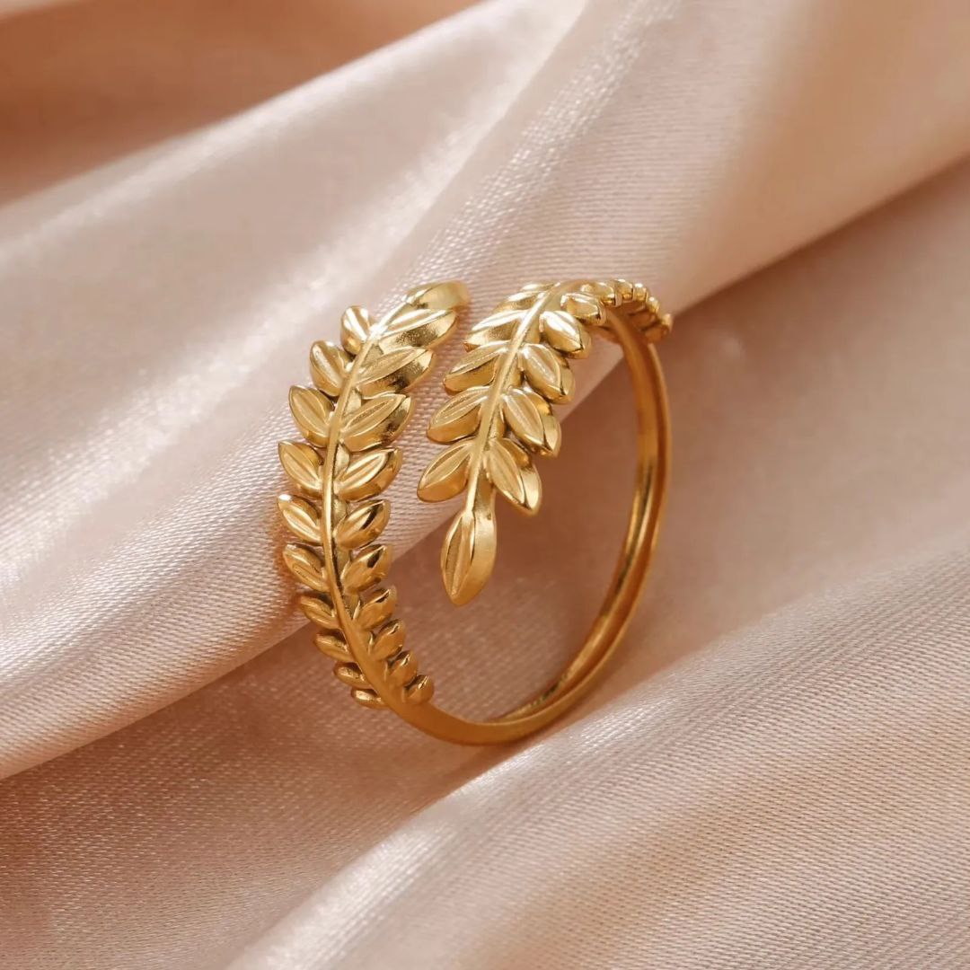 Wheat Ears Leaf Ring