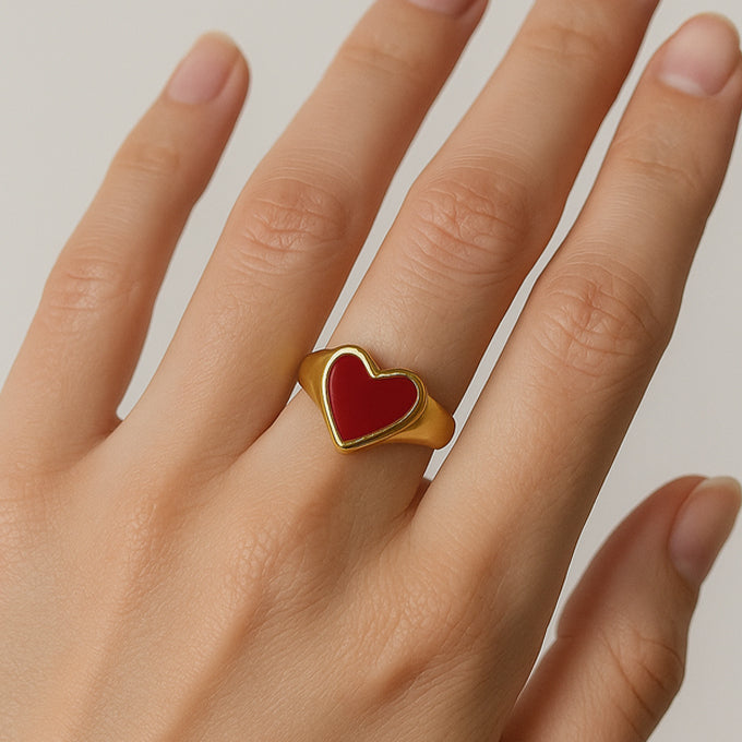 Antique heart Ring