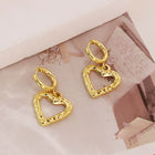 Open Heart Earrings