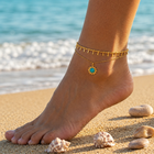 Turquoise Sun Anklet