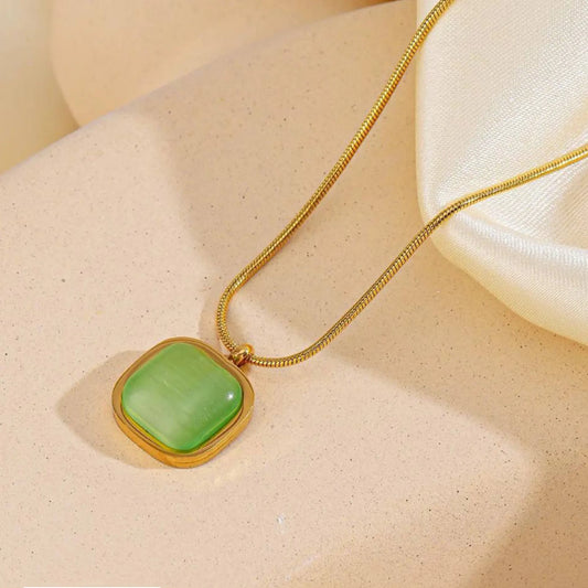 Green Stone Necklace