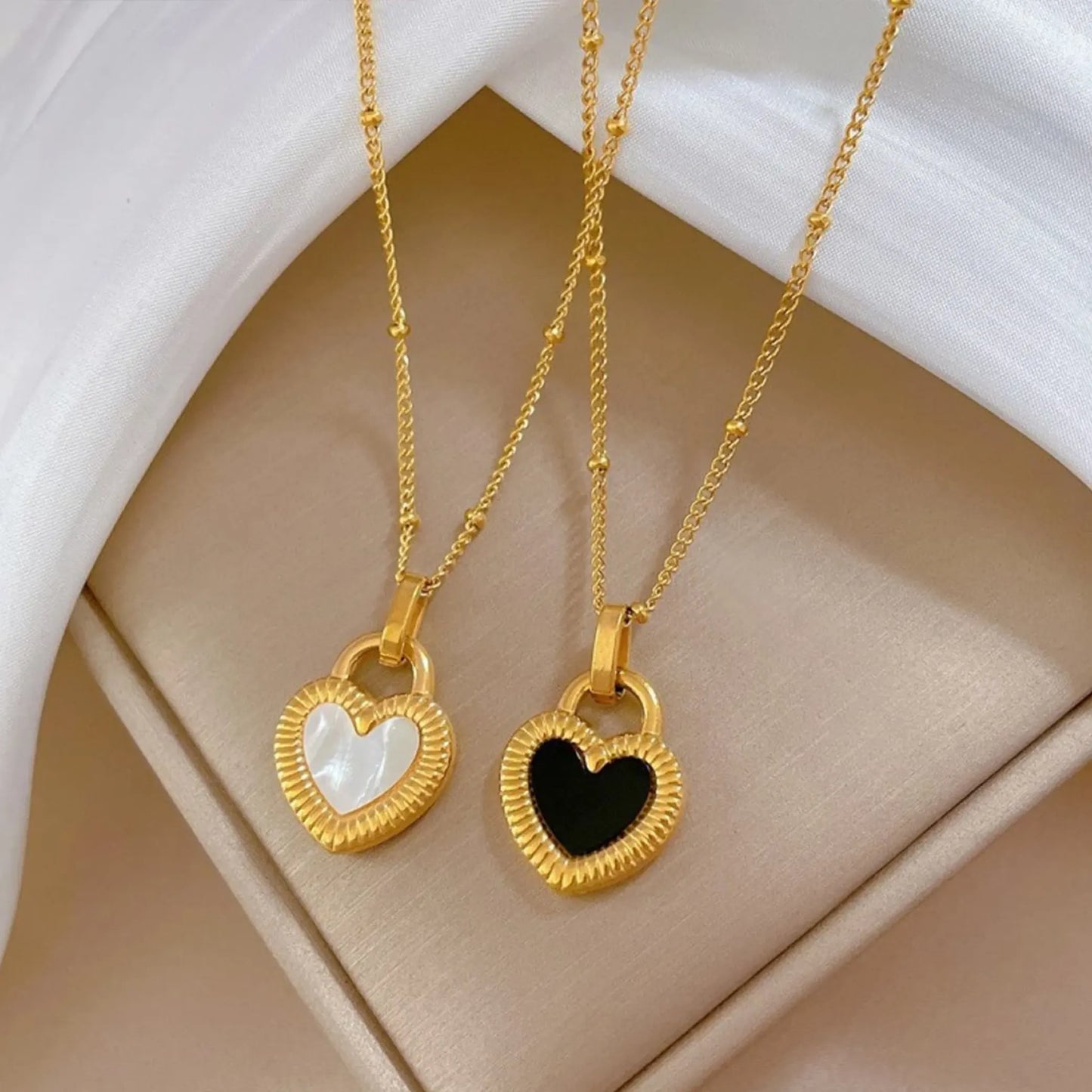 Double Sided Heart Necklace