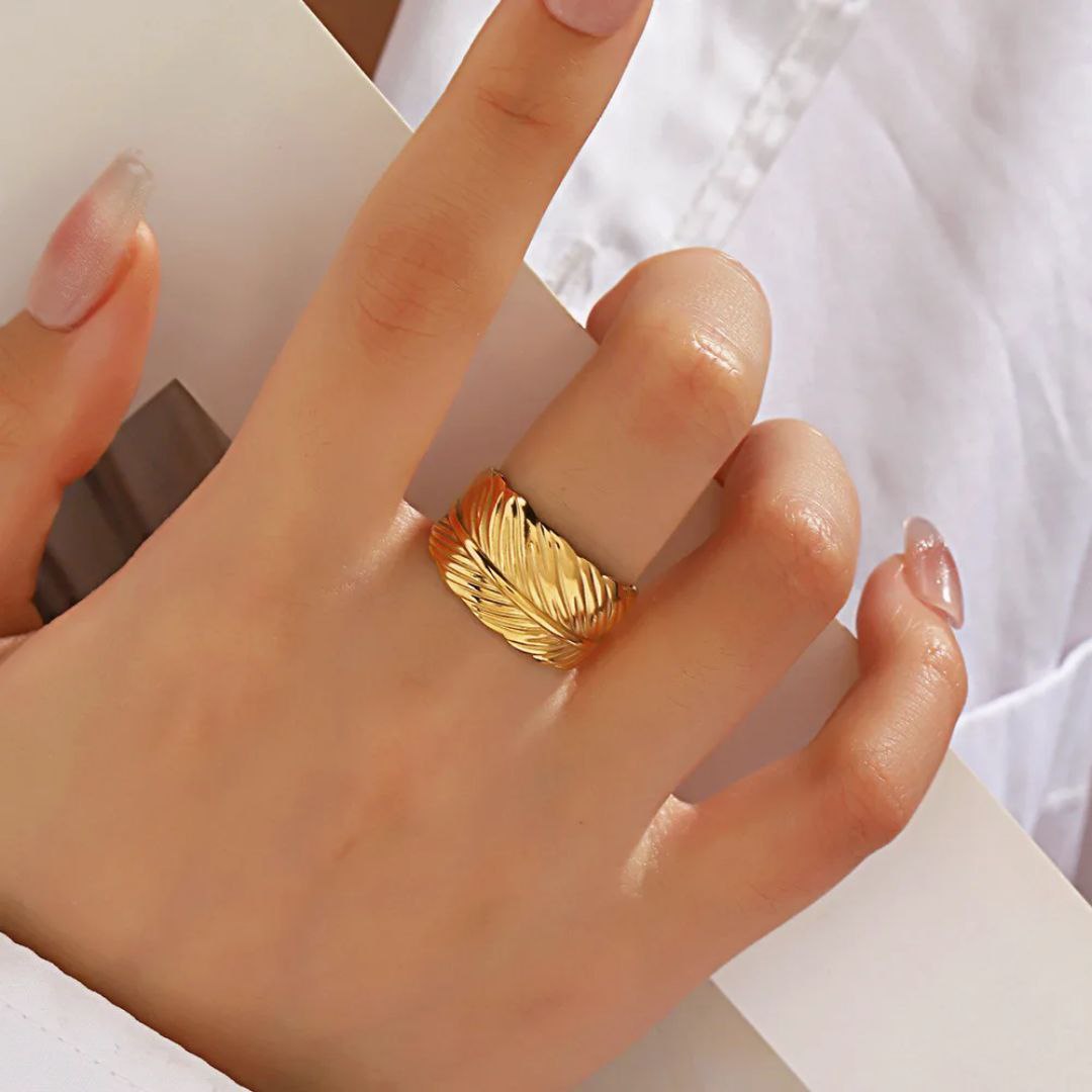 Skye Harper Feather Ring