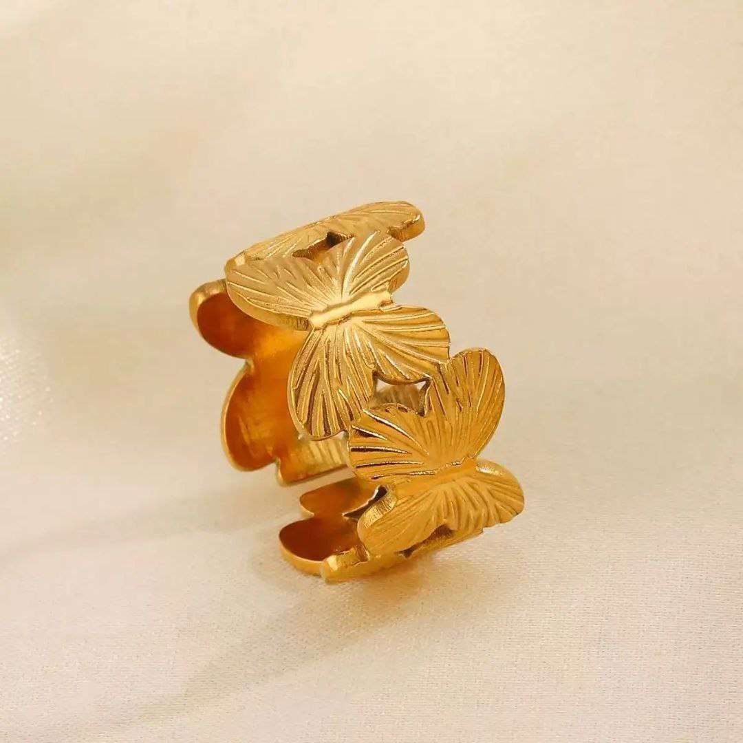 Butterfly Charm Ring