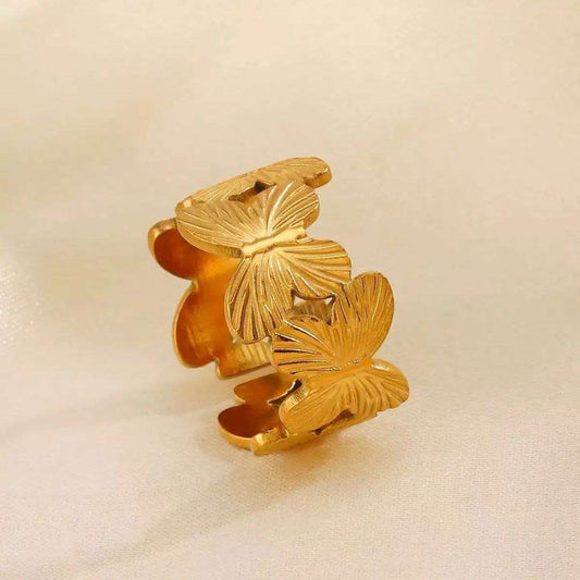 Butterfly Charm Ring