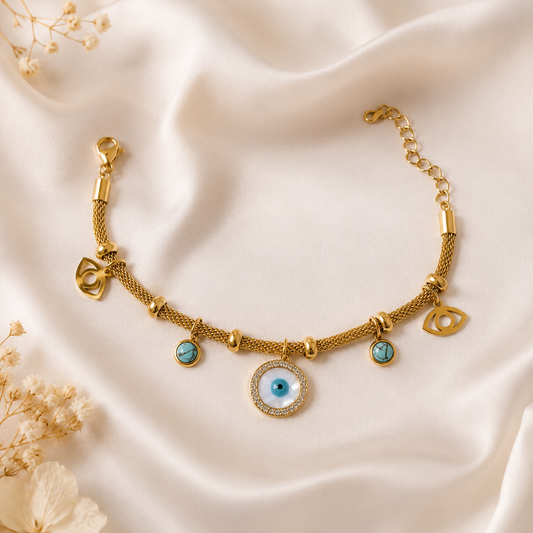 Evil Eye Charm Bracelet