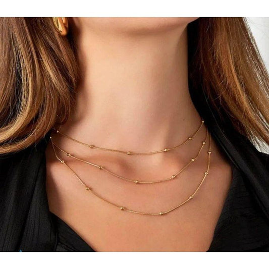 Humsa  3 Levels Necklace