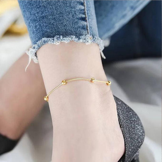 Round Snake Chain Anklet
