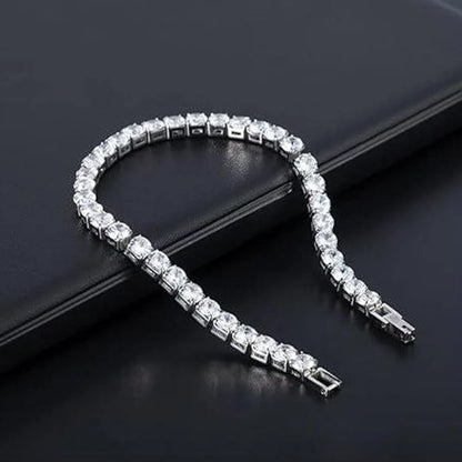 Tennis Silver Bracelet