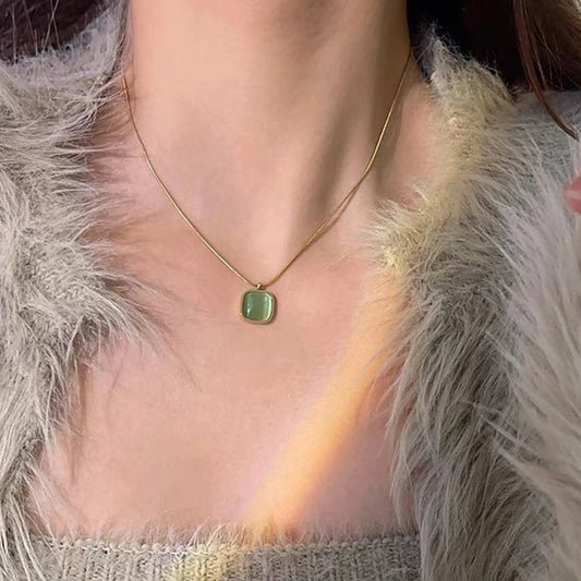 Green Stone Necklace