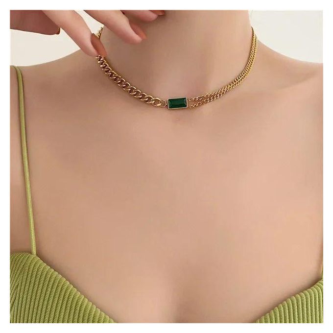 Green Stone Necklace