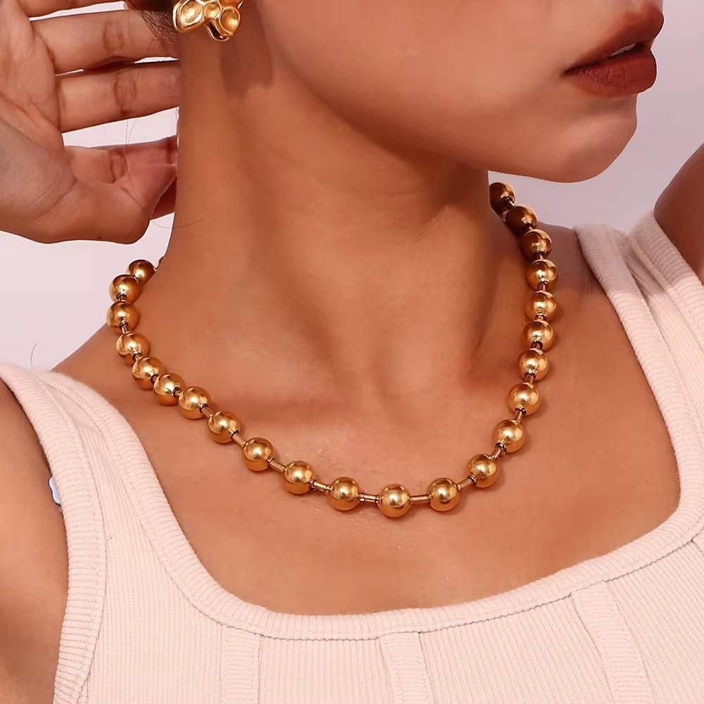 Round Bead Necklace