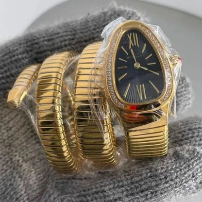 Bulgari Snake Watch Black
