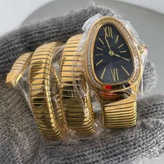 Bulgari Snake Watch Black