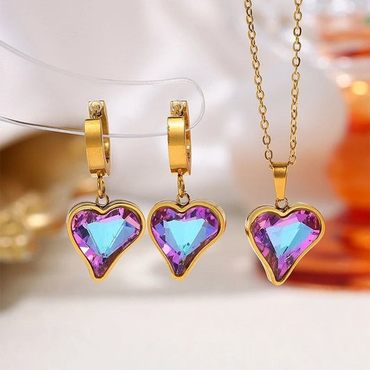 Colorful Shiny Heart Set
