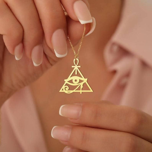 Symbolic Tutankh Egyptian Protection Necklace