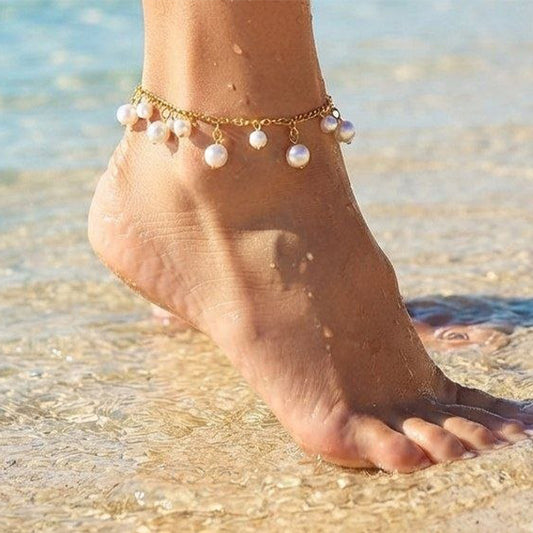 Pearl Drops Anklet