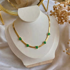 Emerald Hearts Necklace