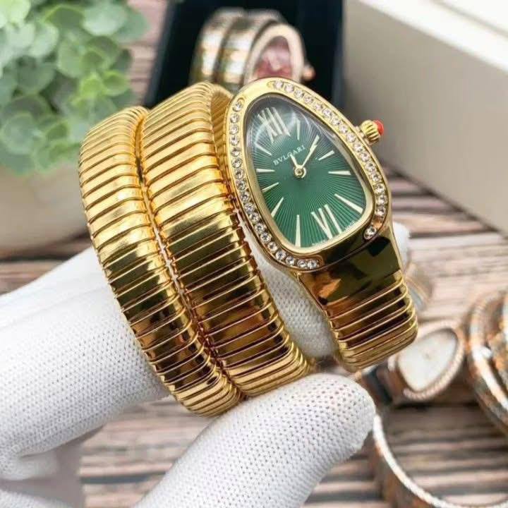Bulgari Snake Watch Green