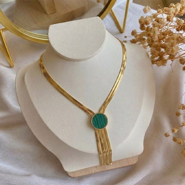 Emerald Cascade Necklace