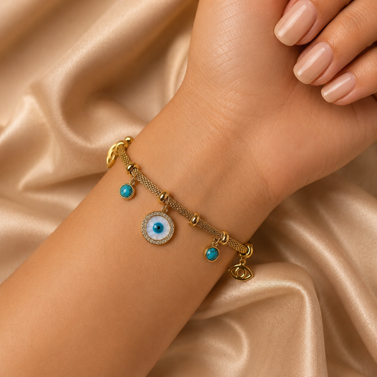 Evil Eye Charm Bracelet