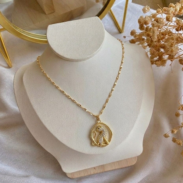 Gold Plated Leopard Necklace