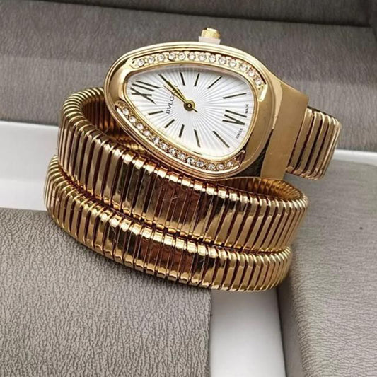 Bulgari Snake Watch White