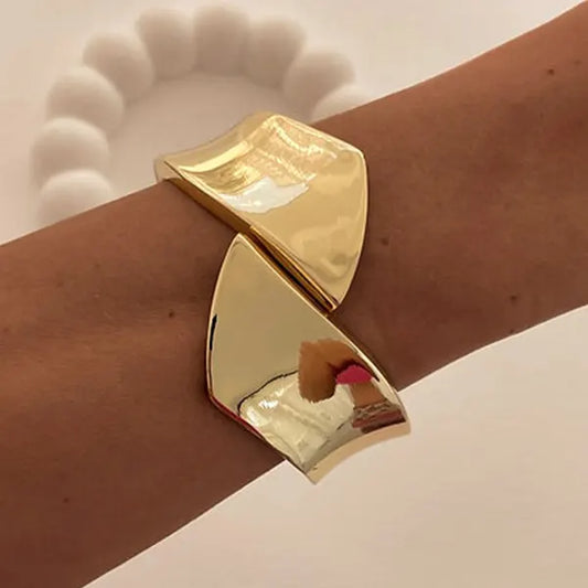 Cross Embracing Bangles