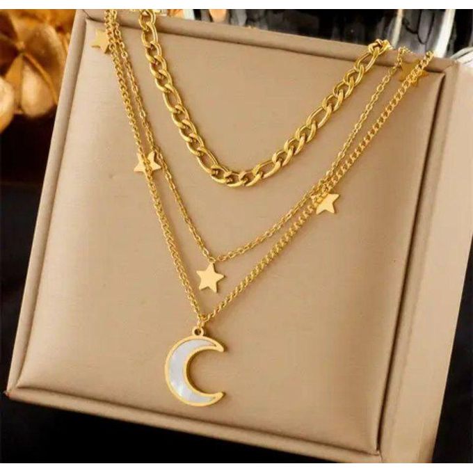 Moon Spell Triple Necklace