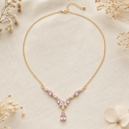 Crystal Cascade Necklace