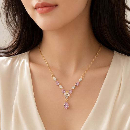 Crystal Cascade Necklace
