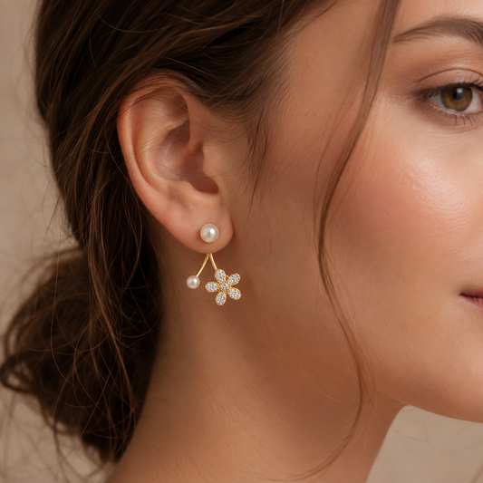 Pearl Bloom Earrings
