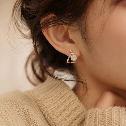 Crystal Bloom Earrings