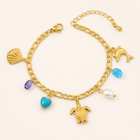 Aqua Shell Bracelet