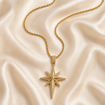 Celestial North Star Necklace