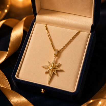 Celestial North Star Necklace