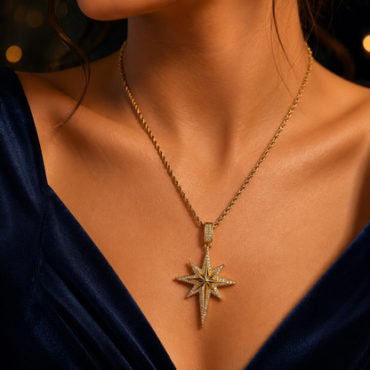 Celestial North Star Necklace