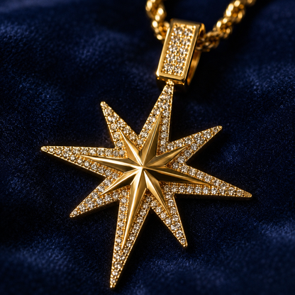Celestial North Star Necklace