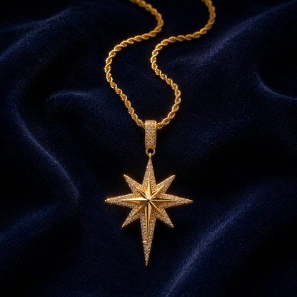 Celestial North Star Necklace