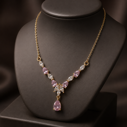 Crystal Cascade Necklace